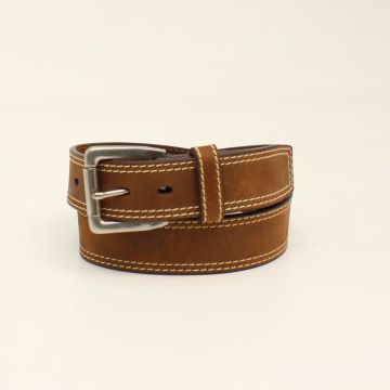 ARIAT LOGO DOUBLE STITCH BELT
